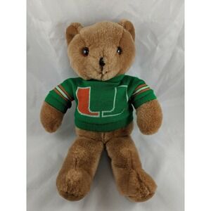 Roxbury Bear Plush 15 Inch Miami Shirt Green Orange Stuffed Animal toy